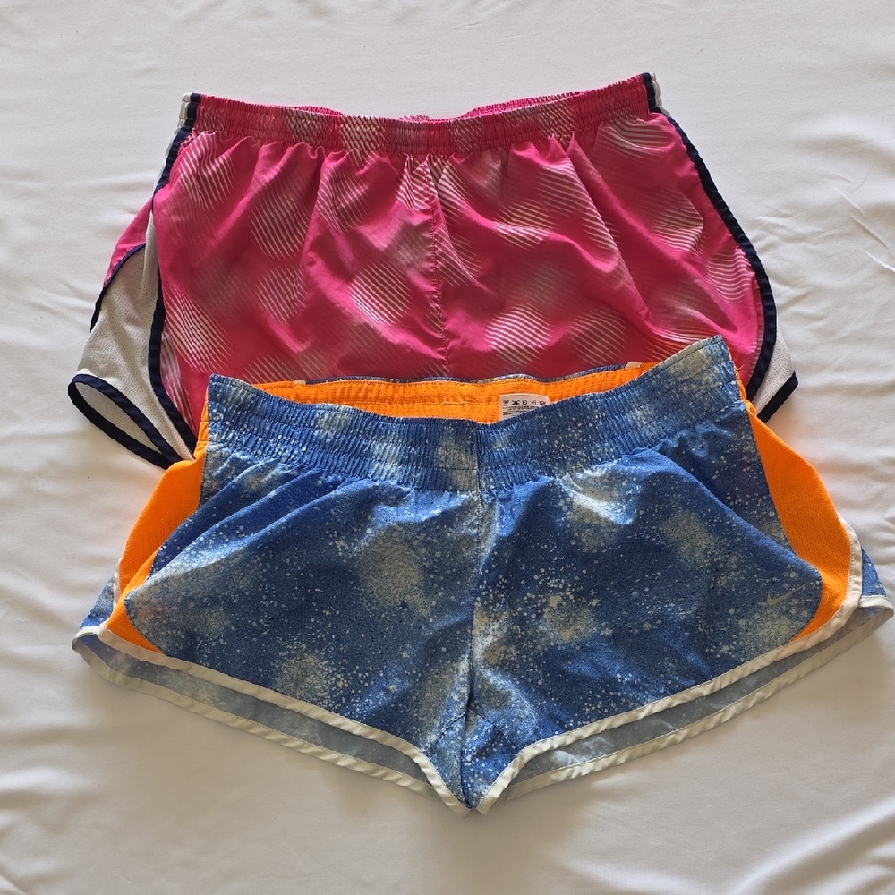 Women’s Athletic Dolphin Shorts - Pink & Blue